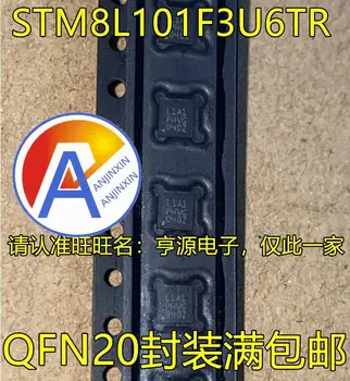 10pcs 100% oriģinālā jaunu STM8L101F3U6TR QFN20 kājām ultra-low power MCU mikrokontrolleru mikroshēmu