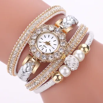Top Zīmolu Luksusa Sieviešu Pulksteņi Modes Jaunu Vintage Aust Wrap Kvarca Gadījuma Rokas Pulksteņu Aproču Dāmām Reloj Mujer 2022
