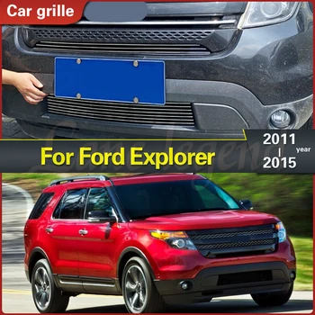 Ford Explorer 2011. - 2015. gadam 2gab Priekšā Apakšā, Režģi, Restes Molding Vāka Apdare Piederumi, Auto dizains, Auto pārsegi, Pārsegu