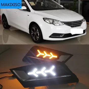 2015. gads-2017year par Roewe 360 dienas gaismu auto piederumi LED dienas gaitas lukturi priekšējo lukturu par Roewe 360 miglas lukturi