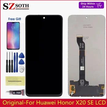 6.6 collu Oriģinālu Par Huawei Honor X20 SE CHL-AN00 LCD Displejs, Touch Screen Digitizer Asambleja Par Godu X20 SE X20SE