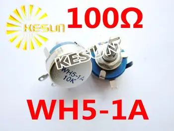 WH5-1A 100 OHM 16MM 0.25 W Oglekļa Potenciometra Pot x 50GAB