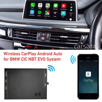 X6 F16 OEM radio monitoru bezvadu carplay uzlabot box android auto interfeiss aktivizēt rīku komplekts NBT sistēma darbojas OEM kontrole MIC
