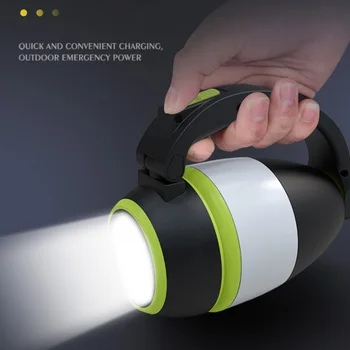 C2 Portable Multi-function Kempings Laternu Gaismas Telts Lampas LED USB Lādējamu Lukturīti Galda Galda Lampa Power Bank Lāpu Dāvanu