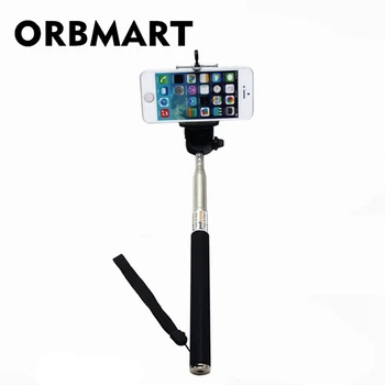 ORBMART Pagarināt Self Portrait (pašportrets) Selfie Rokas Stick Monopod ar Viedtālruni Regulējams Tālruņa Turētājs iPhone Samsung Kamera