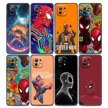 Zirnekļa Cilvēks Avengers, Marvel Plakātu Phone Gadījumā Xiaomi Mi 12 12X 11T X4 NFC M3 F3 GT M4 Pro Lite NE 5G Poco M3 M4 X4 Segtu Capa