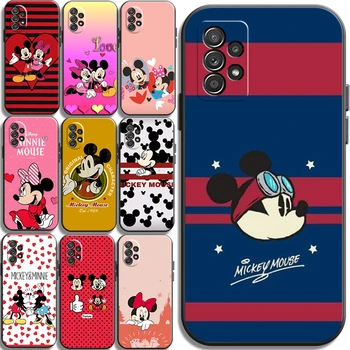 Disney Mickey Telefonu Gadījumos Par Xiaomi Redmi, Ņemiet vērā, 8T 8Pro 2021 8 7 8.A 7.A 8 Pro Aizmugurējo Vāciņu Carcasa Mīksto TPU Būtiska Coque