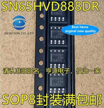 10pcs 100% oriģinālā jaunu akciju SN65HVD888 SN65HVD888DR HVD888 SOP8 pēdu patch interfeiss IC chip