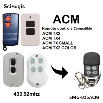 100% Saderīgs ACM TX2 ACM TX4 ACM TX MAZO ACM TX2 KRĀSU Ar 433.92 mhz Ritošā Kodu, Garāžas Durvju Vadības pults Keychain