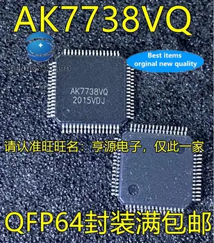 5gab 100% oriģinālā jaunu AK7738VQ-L AK7738VQ AK7738 QFP64 DSP stereo kodeku chip