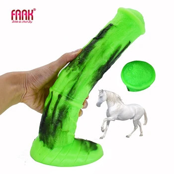 FAAK silikona milzīgs ilgi, dzīvnieku dildo zirgs, ēzelis dzimumlocekļa krāsaina, zaļa, melna lielajam seksa rotaļlietas sievietēm, zils, balts masturbate