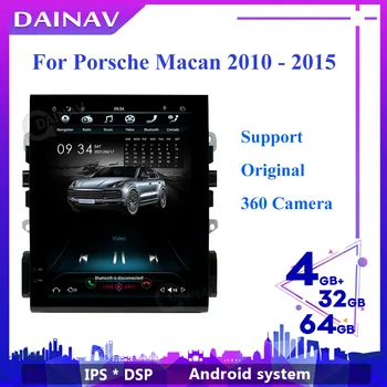 Automašīnas Radio 2 din Android auto audio Par Porsche Macan 2010 - 2015. gadam, auto multimediju atskaņotājs, stereo vertikāla ekrāna galvas vienības