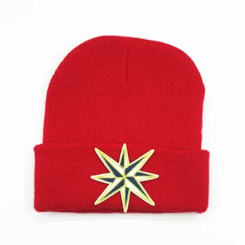 zvaigzne izšuvumi Sabiezēt, adīta ziemas cepure siltā cepure Skullies klp beanie cepure, lai mazulis vīrieši sievietes 259
