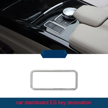 Benz E klases 2008-2015 ABS auto paneļa ES atslēga, apdares segtu chrome molding apdare 1gab.