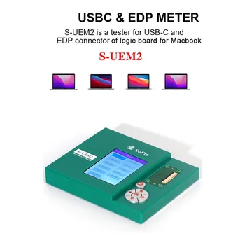 S-UEM2 Testeri USBC & EDP Metru EDP Savienotājs MacBook EDP Savienotājs MacBook Logic Board/Macbook Ekrāna testa kaste