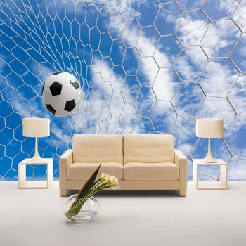 Vairumtirdzniecības 3d foto sienas futbola tapetes, sienas dīvāns fona futbola tapešu sienas sienu pārklājumi papel de parede