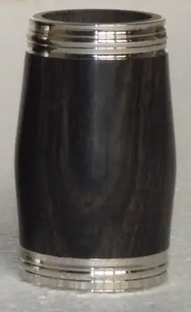 Ebony Bb klarnete barelu 58mm koka Klarnete daļas