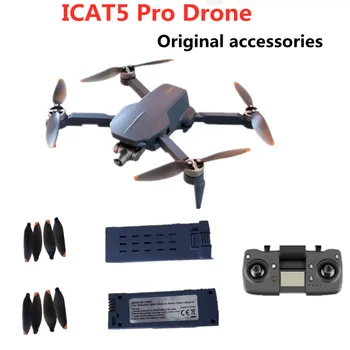 ICAT 5 Pro Dūkoņa Dūkoņa Oriģinālās Papildierīces, 7.4 V 1600mAh Akumulators Dzenskrūves Lāpstiņu Dūkoņa Konsoles USB Kabeli Quadcopter Rezerves Daļas