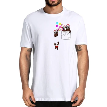 (Matching Ģimenes Ziemassvētku Slinkums Kabatas Priecīgus Slothmas Funny Ziemassvētku 100% Kokvilnas Vasaras Vīriešu Jaunums Lielgabarīta T-Krekls, t-veida