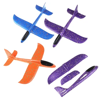 DIY 48cm Rokas Mest Peld Lidmašīnas Planiera Rotaļlietas Bērniem Putu Lidmašīnas Modeli Puse Soma Pildvielas, kas Peld Planieris Plaknes, Rotaļlietas, Spēles