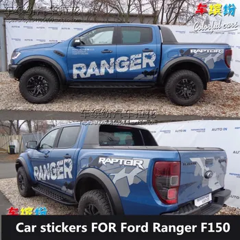 Auto uzlīmes Ford Ranger F150 ķermeņa rotājumi modificētu maskēties personības sporta apdare auto uzlīmes filmu