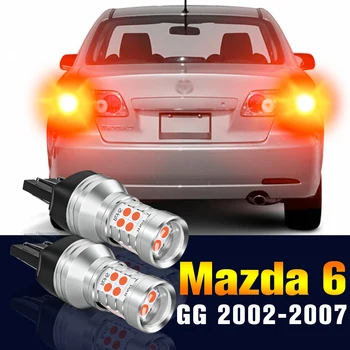 2gab LED Bremžu Gaismas Spuldzes Lampas Priekš Mazda 6 GG 2002-2007 2003 2004 2005 2006 Piederumi