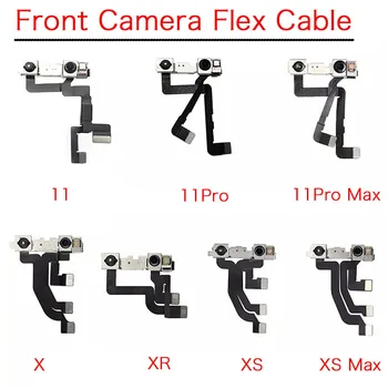 Priekšējā Kamera Flex Kabelis Priekš iPhone X XR XS Max 11 11Pro Max Sejas Kameras Modulis Remontu, Rezerves Daļu