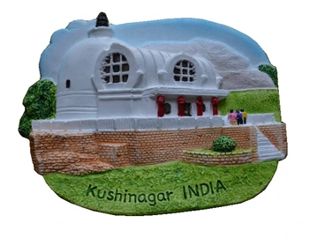 Indija Buddha Nirvana Roku Apgleznoti Aromterapijas 3D, Ledusskapis Magnēti Pasaules Ceļojumu Suvenīri Ledusskapis Magnētiskās Uzlīmes