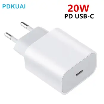 PDKUAI 20W PD USB C Lādētājs iPhone 13 12 Pro MIni Max Ātri Lādētāja Tips C Xiaomi mi 11 Samsung Ātrās Uzlādes adapteri