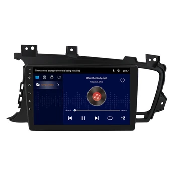 Automašīnas Radio 2 Din Android 10.0 9 collu 1+16.G par Kia K5 Optima, RHD, hla 2011. - 2015. gadam Navigācija GPS Auto Multimediju Atskaņotājs