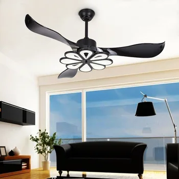 Ziemeļvalstu vienkārši griestu ventilators, lampas klusums frekvenču konversiju tālvadības pulti, ventilators, lampas, ēdamistaba dzīvojamā istaba guļamistaba ventilators gaismas