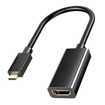 C tipa HDMI-Saderīgam Kabeļa Adapteris 4K 30Hz USB C 10Gbps ātrgaitas Pārraides Pārveidotājs Klēpjdatori, Monitori, Televizori