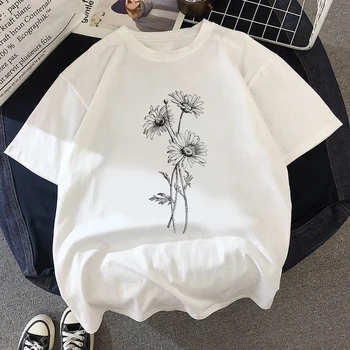 T Krekls Sievietēm Vasarā Baltie Tee Kreklu Grafiskais Izdrukāt Īsām Piedurknēm Gadījuma korejas Modes Ullzang Top Apģērbs Meitenēm Dāmas