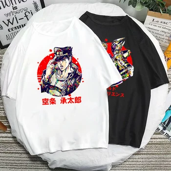 Karstā Pārdošanas JoJo Dīvaino Piedzīvojumu Manga T Krekls Kawaii Jojo Anime Topi Karikatūra Sievietes Vīrieši Gadījuma Lielgabarīta Tee Camisetas