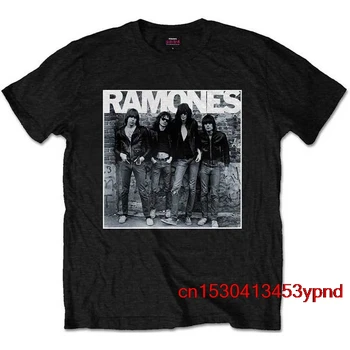 cilvēka t-krekls Ramone 1. Albuma Black Vīriešu T-Krekls (X-Large) sieviete krekls