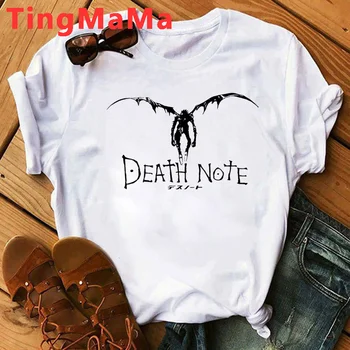 Death Note Misa Amane drēbes vīriešiem gadījuma vintage, grunge t krekls grafikas tees sievietēm