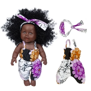 Violeta Jumpsuit+30cm DollChristmas Labākā Dāvana Mazulim, Meitenes Melnās Rotaļlietu Mini Gudrs Sprāgstvielu frizūra Lelle Bērniem Meitenēm