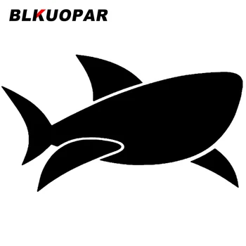 BLKUOPAR, lai Dusmīgs Haizivs Zivju Rotaļlieta Ikona, Auto Uzlīmes Creative Sauļošanās Ūdensnoturīgas Uzlīmes Nulles Pierādījumu, Vējdēlis Auto Stils