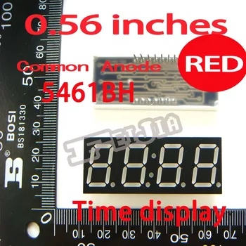 10PCS/DAUDZ ir 0,56 collas Red Kopējo Anoda 4 Digitālo Caurules F5461BS Pin Reklāma, Gaismas, Bezmaksas piegāde