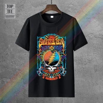 Grateful Dead Nozagt Jūsu Sejas Ceļojuma Dizaina Pieaugušo T Krekls Lielās Mūzikas Šķidrums Zils Kvalitātes Drukas Vasaras Ziemas Stila Kokvilnas Topi