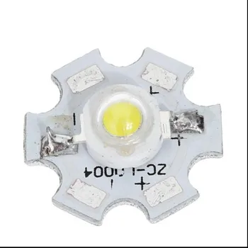 Jiguoor 1-3W Alumīnija Sakausējuma LED chip Lampas Pērlīšu Pamatnes Plāksne 3.2-3.4 V