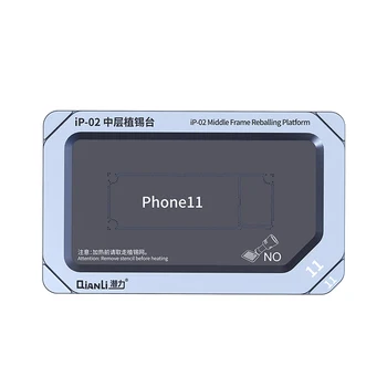 Qianli BGA Reballing Trafaretu Platforma iPhone X/XS/MAX 11 Pro, Max Pamatplates Vidējā Slāņa Alva Mātesplates Lodēšana Rīks