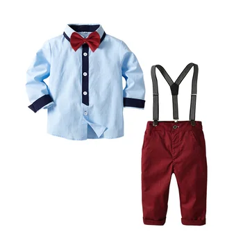 1-6 Gadiem Toddler Zēnu Drēbes Bērniem Raibs Apģērbs, Modes Krekls + Bikses Zīdaiņiem un Bērniem Kostīmu 4GAB/Set Bērnu Apģērbu Komplekts