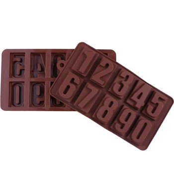 Bezmaksas piegāde 10 lielo skaitu, šokolādes pelējuma gatavošanas līdzeklis Silikona Veidnē Pomādes Cukura Loku Amatniecības Veidnes DIY Kūka Dekorēšanas