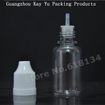 3000pcs 15ml PET pudele šķidruma pudeles pilinātāju ar bērnu aizsardzībai paredzētām klp no Ķīnas piegādātājs