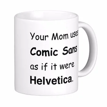 Jūsu Mamma Izmanto Comic Sans Baltās Kafijas Krūzes Tējas Krūze Pielāgot Dāvana LVSURE Keramikas Krūze Ceļojumu Kafijas Krūzes