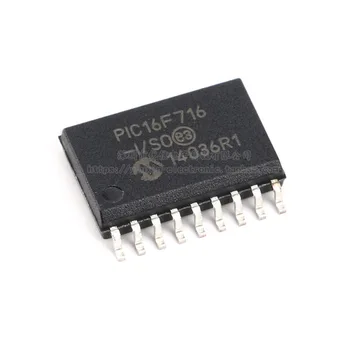 Sākotnējā čipu PIC16F716-I/SO čipu 8-bit flash atmiņa mikrokontrolleru SOP-18