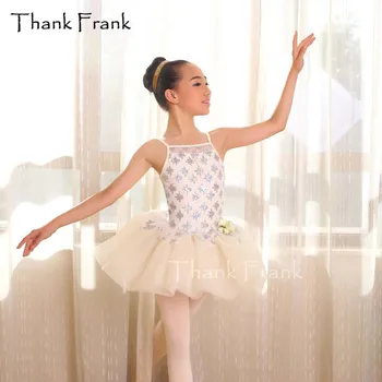 Izšūti Sequin Kamzolis Baleta Tutu Kleita Meitenēm Pieaugušo Ziedu Tērpu Paldies Atklātu C47