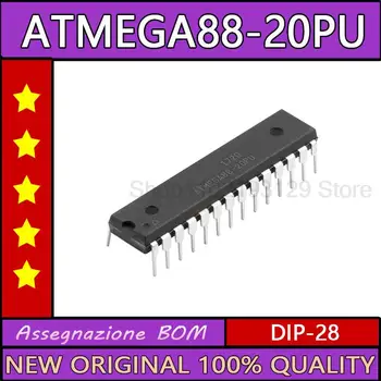 Sākotnējā ATMEGA88-20PU Microcontroler DIP28 Čipu ATMEGA88 20PU