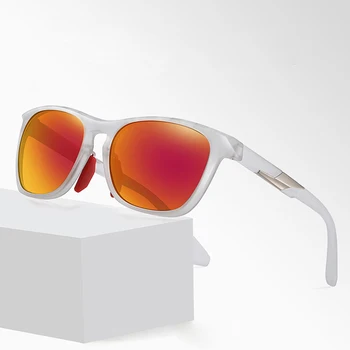 DOISYER Jaunākās Modes Retro Laukumā Rāmja Saulesbrilles Vīriešiem Polarizētās TR90 UV400 Sieviešu Sporta Toņos, Saules Brilles